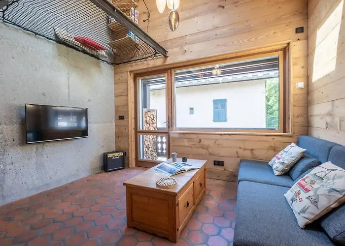 Lejlighed Racar Pour 4 Personnes, Centre Et Vue Sur La Montagne Chamonix